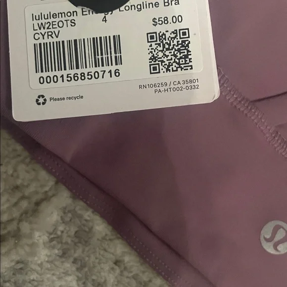 Lululemon Energy Longline Bra - Picture 4 of 4